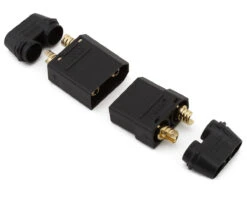 Samix XT90 Connectors (Black) (4 Male) W/Wire Covers 20 Samix XT90 Connectors (Black) (4 Male) W/Wire Covers -AMAIN HOBBIES SHOP samcxt90 001bk