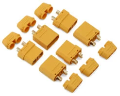 Samix XT90 Connectors (Black) (4 Male) W/Wire Covers 25 Samix XT90 Connectors (Black) (4 Male) W/Wire Covers -AMAIN HOBBIES SHOP samcxt90 003