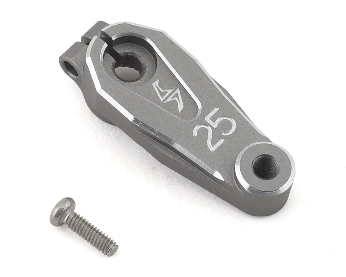 Samix SCX10 III Aluminum Clamp Lock Servo Horn (25T) (Grey) 2 Samix SCX10 III Aluminum Clamp Lock Servo Horn (25T) (Grey) - Image 2