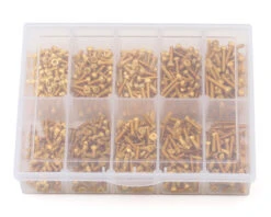 Samix Stainless Steel M2.5 Screw Set W/Plastic Box (Silver) (350)