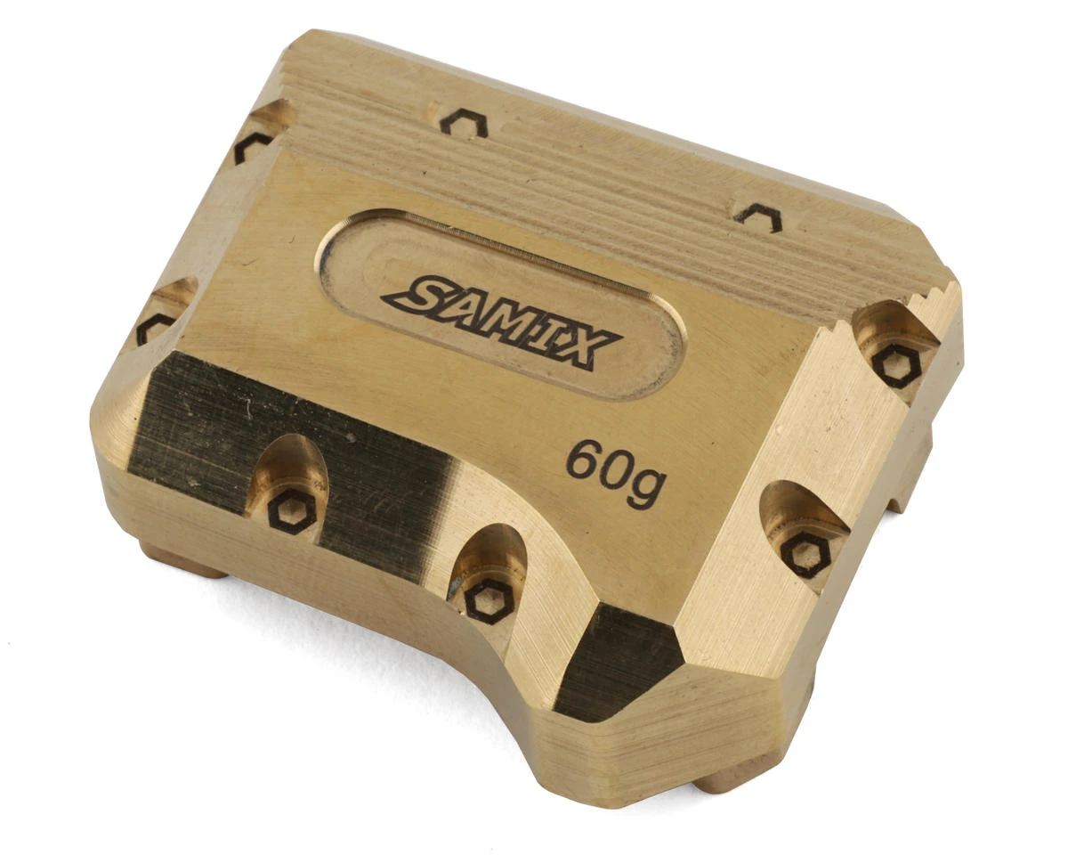 Samix Brass Differential Cover For Traxxas TRX-4 (Gold) (60g) 3 Samix Brass Differential Cover For Traxxas TRX-4 (Gold) (60g) - Image 3