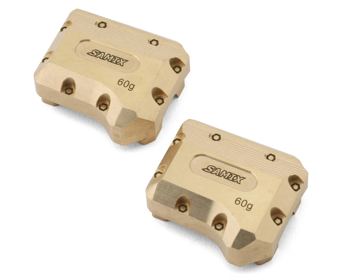 Samix Brass Differential Cover For Traxxas TRX-4 (Gold) (60g) 2 Samix Brass Differential Cover For Traxxas TRX-4 (Gold) (60g) - Image 2