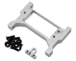 Samix Aluminum Adjustable Front Cross Brace/Servo Mount For Traxxas TRX-4 (Silver)