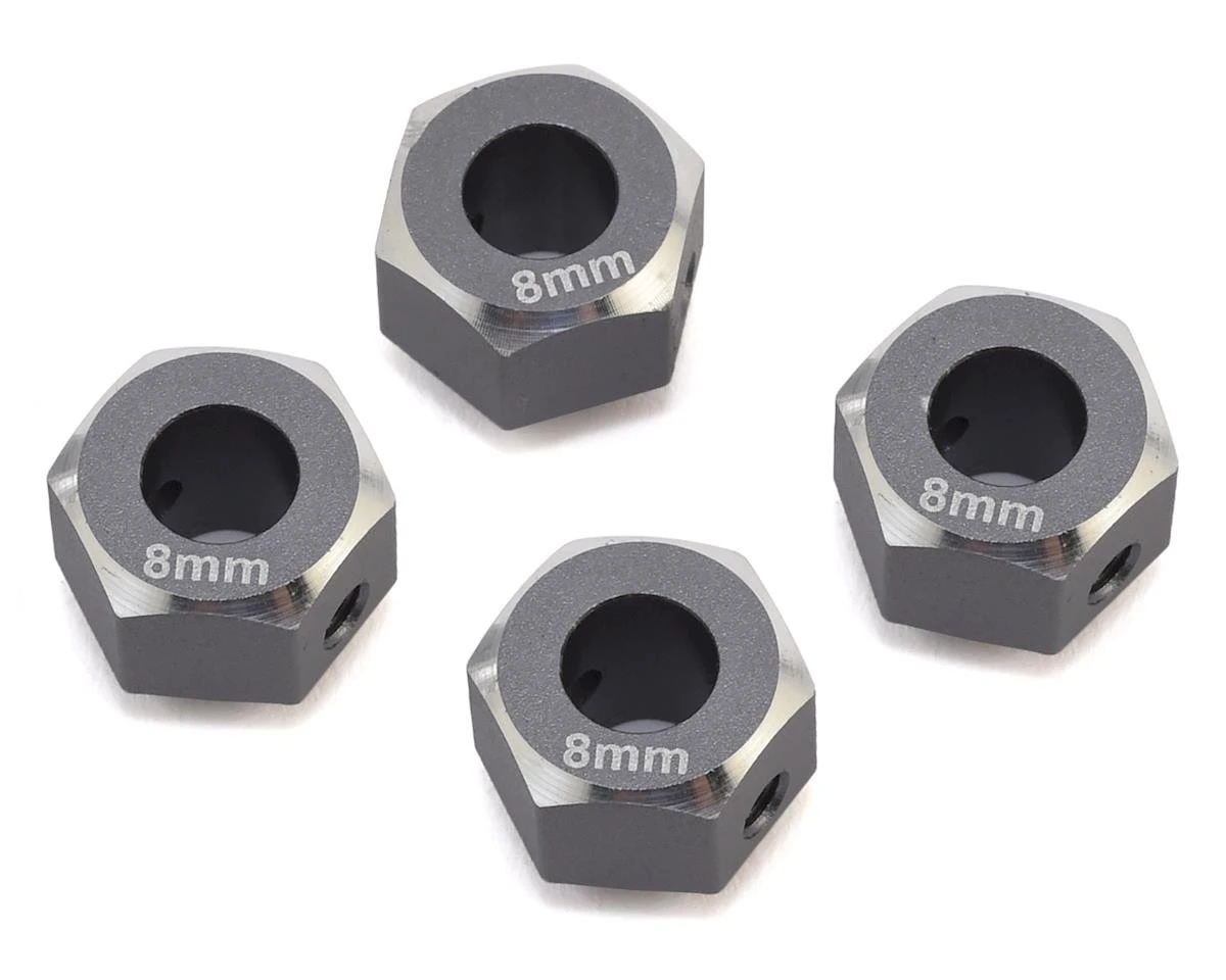 Samix Aluminum 12mm Hex Adapter For Traxxas TRX-4 (Black) (4) (8mm) 1 Samix Aluminum 12mm Hex Adapter For Traxxas TRX-4 (Black) (4) (8mm)