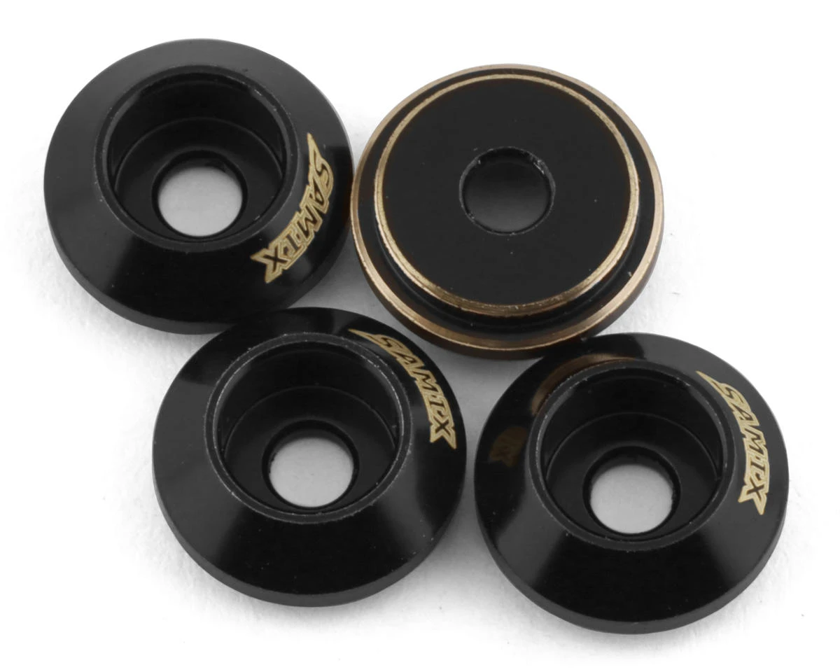 Samix Brass Shock Cups For Traxxas TRX-4M (4) (1.5g) 1 Samix Brass Shock Cups For Traxxas TRX-4M (4) (1.5g)