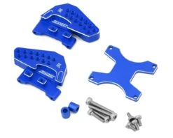 Samix Aluminum Rear Shock Mounts For Traxxas TRX-4M (Blue) (2)