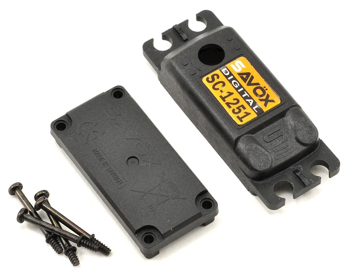 Savox SC1251 Upper/Lower Case Set W/Hardware 1 Savox SC1251 Upper/Lower Case Set W/Hardware