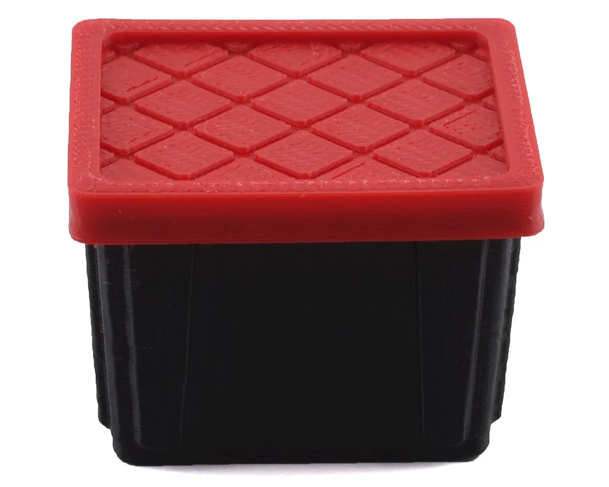 Scale By Chris HD Tote W/Red Lid (Small) (Miniature Scale Accessory) 3 Scale By Chris HD Tote W/Red Lid (Small) (Miniature Scale Accessory) - Image 3