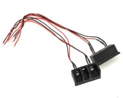 Scale By Chris SCX10 Glue In Tail Light Buckets W/LED Lights (AXID9047)