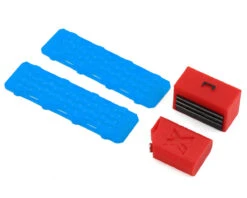 Scale By Chris 1/18 Miniature Scale Accessory Bundle W/Blue Tool Box, Jerry Can & Orange Ramps -AMAIN HOBBIES SHOP sbctr09