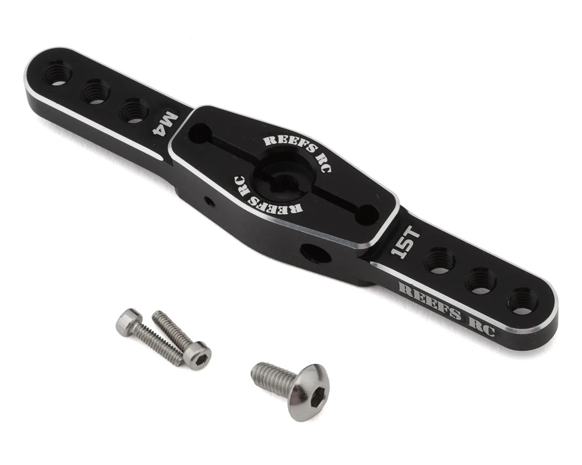 Reefs RC Double HD 5th Scale Servo Horn (15T) (4mm Holes) 1 Reefs RC Double HD 5th Scale Servo Horn (15T) (4mm Holes)