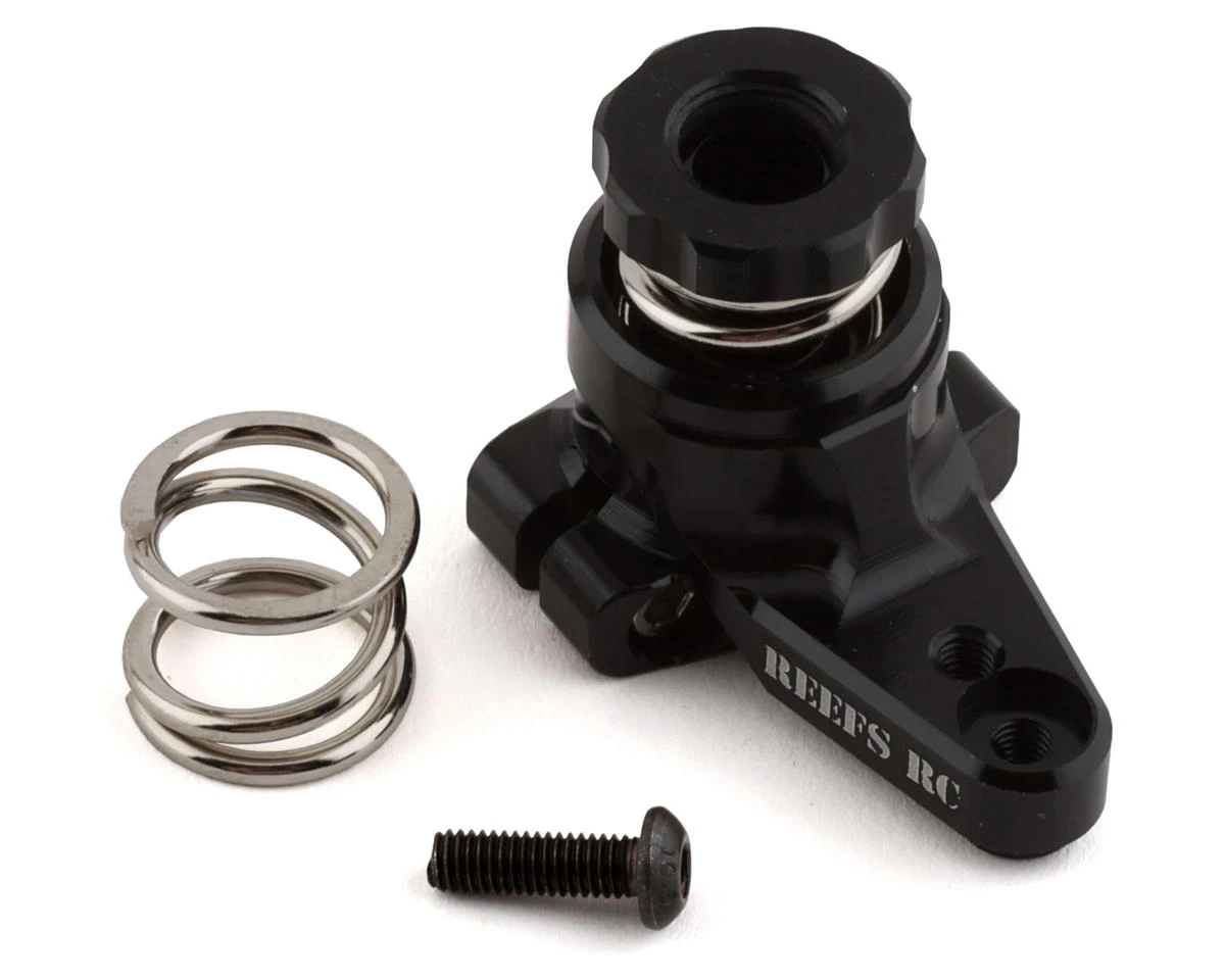 Reefs RC HD CNC Aluminum Clamping Servo Saver (25T) (Black) 1 Reefs RC HD CNC Aluminum Clamping Servo Saver (25T) (Black)