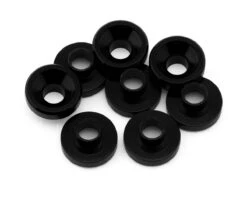 Reefs RC Aluminum Countersunk Servo Washers (Black) (8) 14 Reefs RC Aluminum Countersunk Servo Washers (Black) (8) -AMAIN HOBBIES SHOP sehreefs48