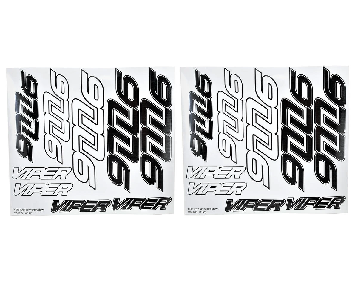 Serpent 977 Decal Sheet (2) 1 Serpent 977 Decal Sheet (2)