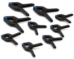 Shesto Limited Model Craft Nylon Grip Spring-Loaded Clamps Set (2"/3")