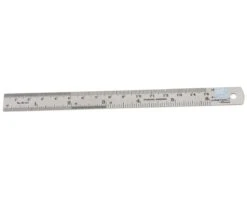 Shesto Limited Model Craft 6" Stainless Steel Ruler W/Conversion Table