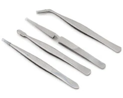 Shesto Limited Model Craft Stainless Steel Tweezers Set (4)