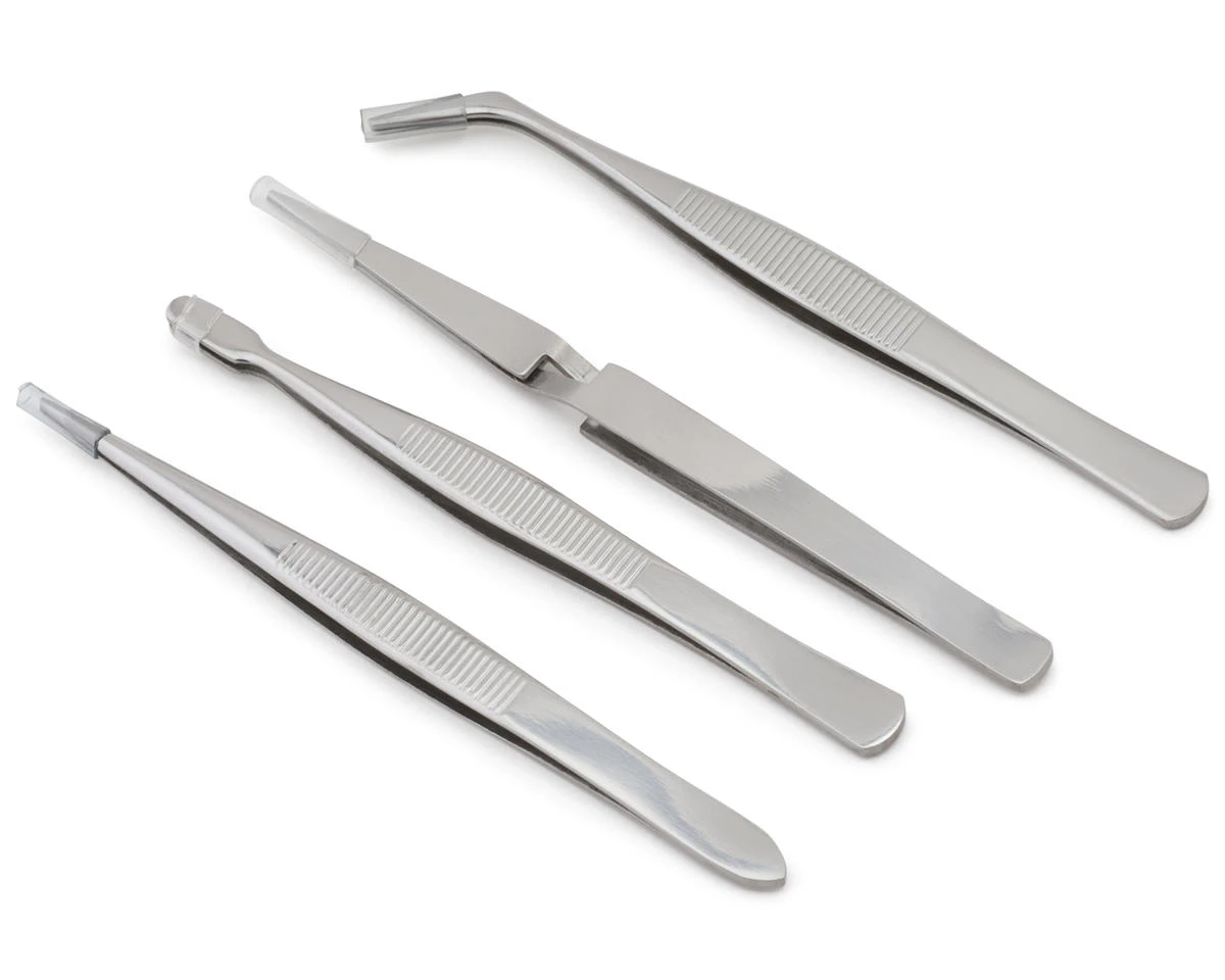 Shesto Limited Model Craft Stainless Steel Tweezers Set (4) 1 Shesto Limited Model Craft Stainless Steel Tweezers Set (4)
