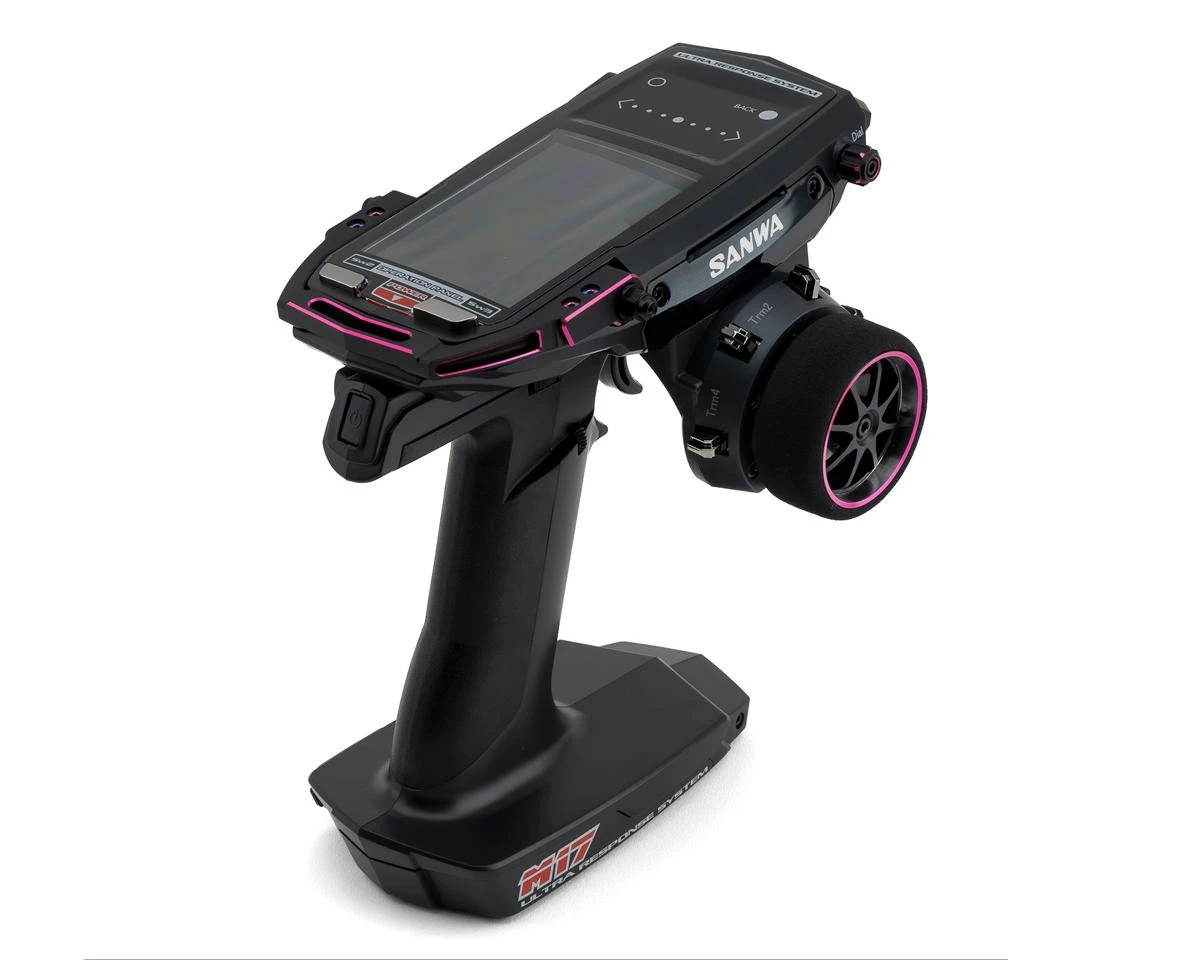 Sanwa/Airtronics Limited Edition M17 FH5 4-Channel 2.4GHz Radio System (Pink) W/RX-493i Receiver 3 Sanwa/Airtronics Limited Edition M17 FH5 4-Channel 2.4GHz Radio System (Pink) W/RX-493i Receiver - Image 3