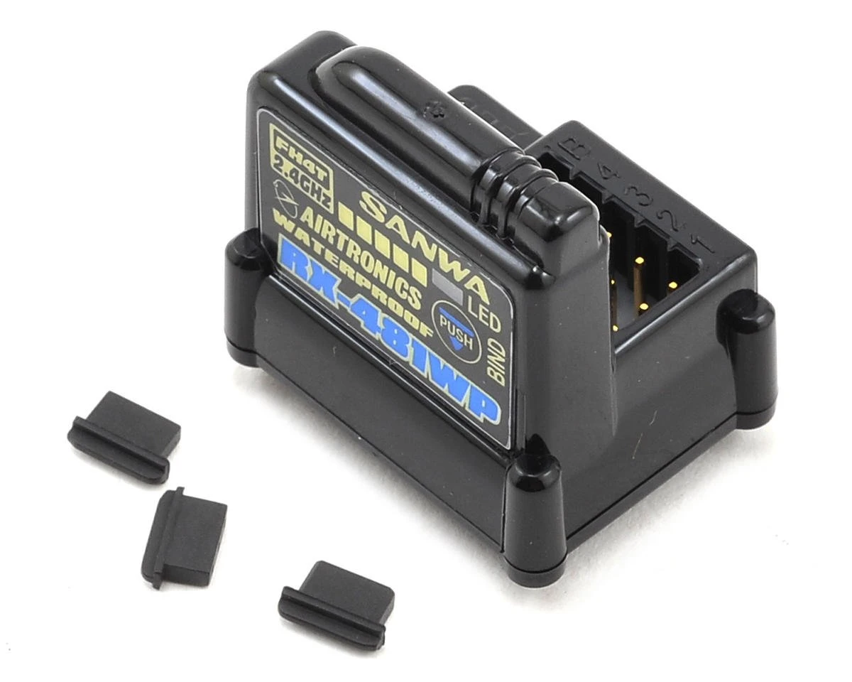 Sanwa/Airtronics RX-481WP Waterproof 2.4GHz 4-Channel FHSS-4 Receiver W/Internal Antenna 1 Sanwa/Airtronics RX-481WP Waterproof 2.4GHz 4-Channel FHSS-4 Receiver W/Internal Antenna