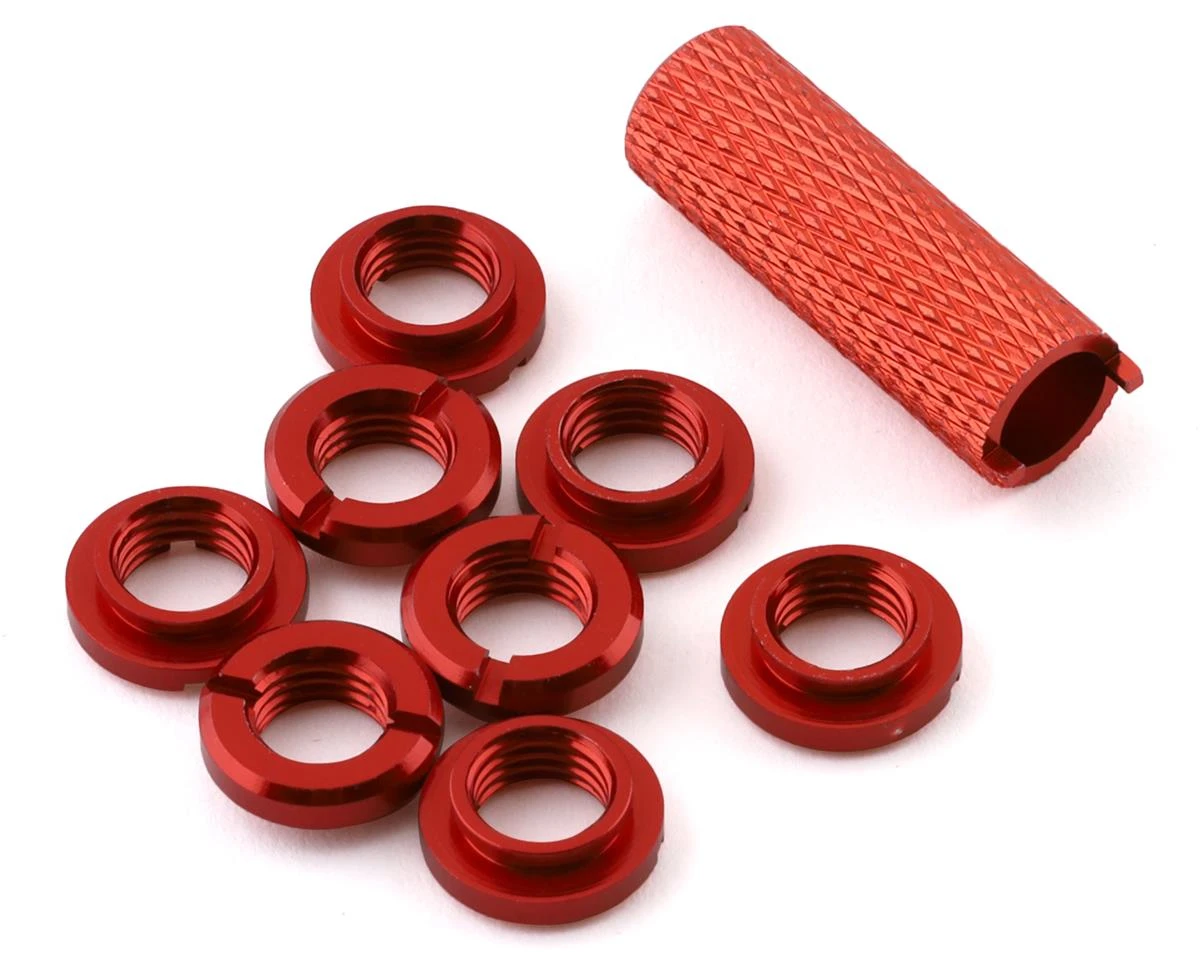 Spektrum RC Transmitter Switch Nuts & Wrench (Red) (8) 1 Spektrum RC Transmitter Switch Nuts & Wrench (Red) (8)