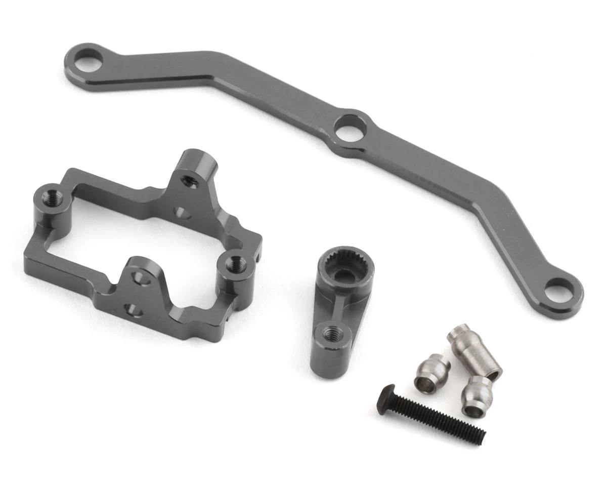 ST Racing Concepts Aluminum Steering Upgrade Combo For Traxxas TRX-4M (Gun Metal) 2 ST Racing Concepts Aluminum Steering Upgrade Combo For Traxxas TRX-4M (Gun Metal) - Image 2