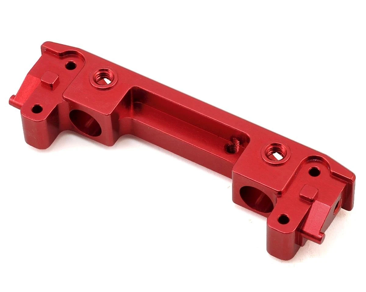 ST Racing Concepts SCX10 II Aluminum Low Profile Front Bumper Mount (Red) 2 ST Racing Concepts SCX10 II Aluminum Low Profile Front Bumper Mount (Red) - Image 2