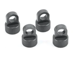 ST Racing Concepts Vaterra Ascender Aluminum Upper Shock Caps (4) (Gun Metal)