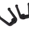 SSD RC SCX10 II Aluminum Rear Shock Hoops (Black)