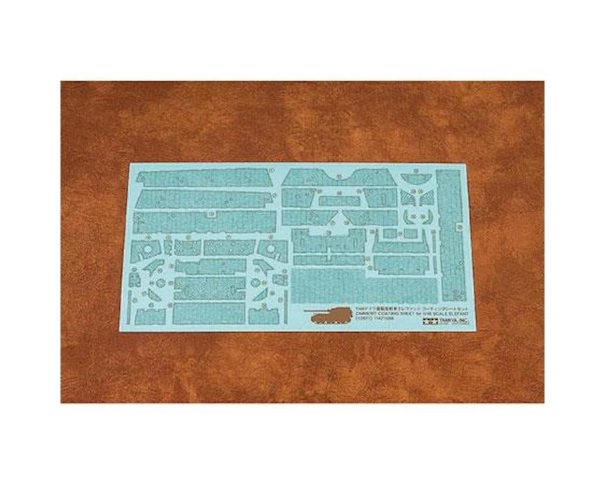 Tamiya 1/48 Elefant Zimmerit Coating Sheet 1 Tamiya 1/48 Elefant Zimmerit Coating Sheet