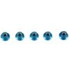 Tamiya 4mm Aluminum Locknut (5) (Blue)