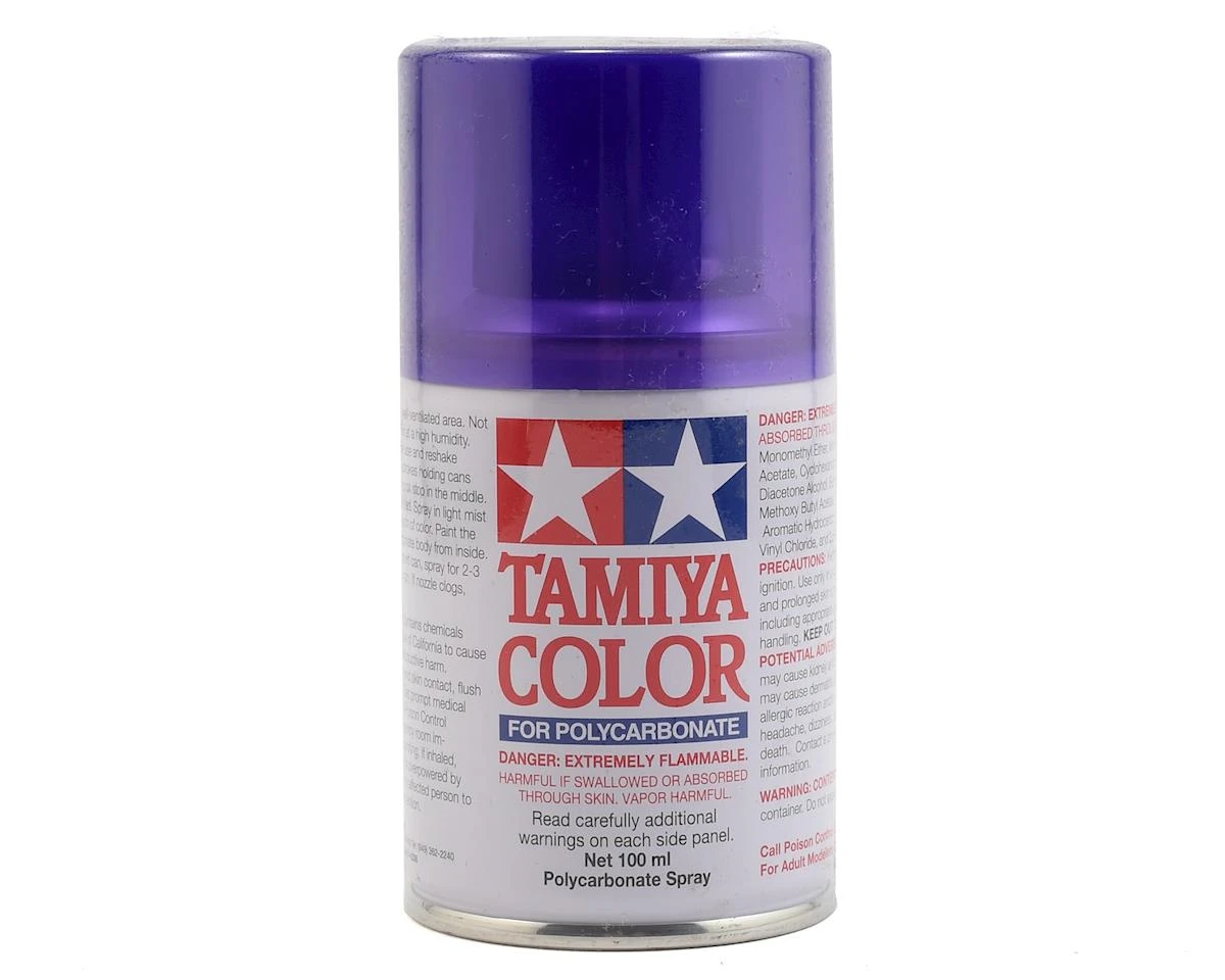 Tamiya PS-45 Translucent Purple Lexan Spray Paint (100ml) 1 Tamiya PS-45 Translucent Purple Lexan Spray Paint (100ml)