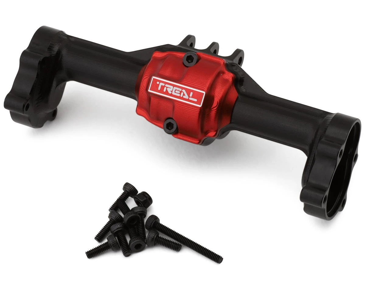 Treal Hobby Redcat Ascent-18 7075 Aluminum Rear Axle Housing (Black) W/Hubs 2 Treal Hobby Redcat Ascent-18 7075 Aluminum Rear Axle Housing (Black) W/Hubs - Image 2
