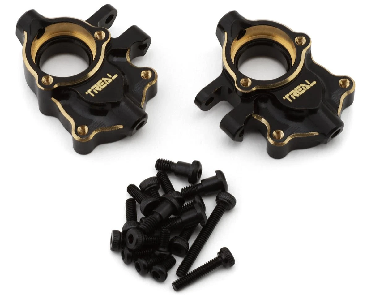 Treal Hobby Redcat Ascent-18 Brass Outer Portal Covers (Black) (2) (47.4g) 2 Treal Hobby Redcat Ascent-18 Brass Outer Portal Covers (Black) (2) (47.4g) - Image 2