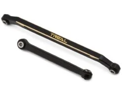 Treal Hobby Redcat Ascent-18 Brass Front Steering Knuckles/Inner Portal Covers (Black) (2) (27g)