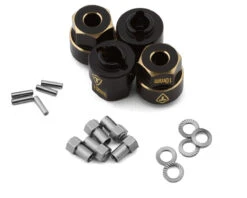 Treal Hobby Extended Brass Wheel Hub Hex For Traxxas TRX-4M (Black) (4) (1.3g) (+6mm Offset) 6 Treal Hobby Extended Brass Wheel Hub Hex For Traxxas TRX-4M (Black) (4) (1.3g) (+6mm Offset) -AMAIN HOBBIES SHOP tlhttrx 4m 02