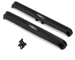 Treal Hobby 7075 Aluminum Bumpers For Traxxas® TRX-4M® High Trail™ (Black) (2) (Front/Rear)