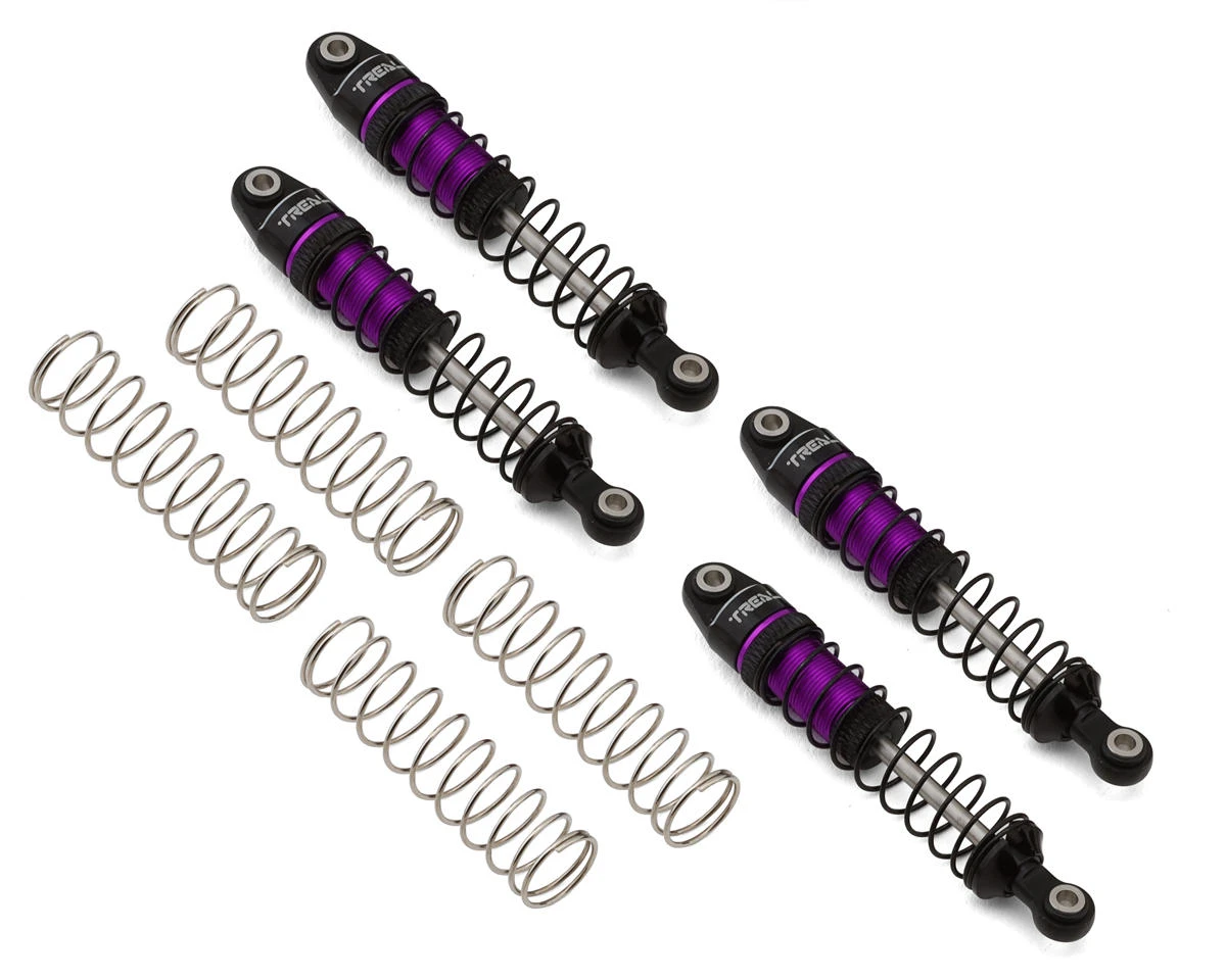Treal Hobby 59mm Long Travel Shock Set For Traxxas TRX-4M® & TRX-4MT™ (Red) (4) (Front/Rear) 2 Treal Hobby 59mm Long Travel Shock Set For Traxxas TRX-4M® & TRX-4MT™ (Red) (4) (Front/Rear) - Image 2
