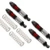 Treal Hobby 59mm Long Travel Shock Set For Traxxas TRX-4M® & TRX-4MT™ (Red) (4) (Front/Rear)