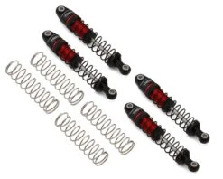 Treal Hobby 59mm Long Travel Shock Set For Traxxas TRX-4M® & TRX-4MT™ (Red) (4) (Front/Rear)