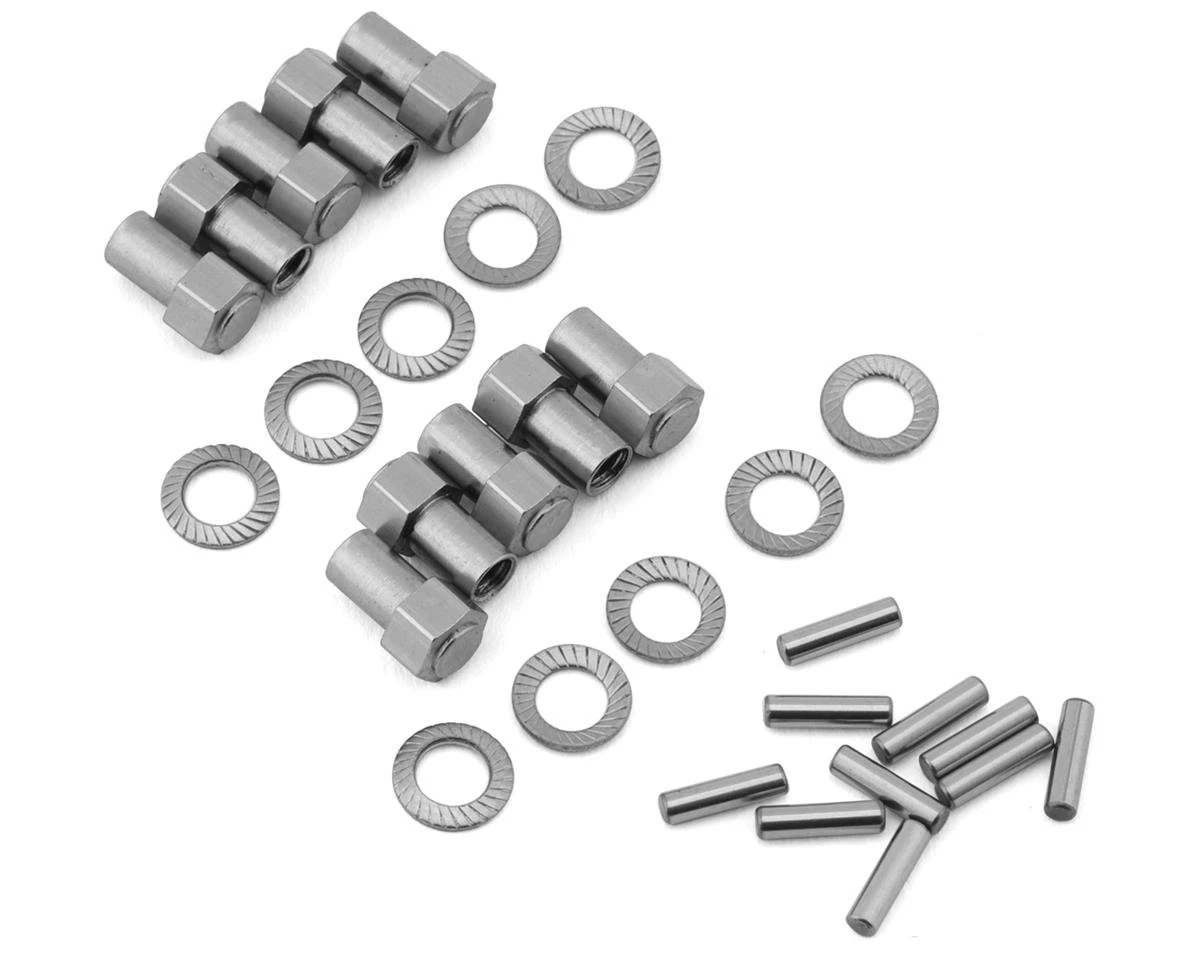 Treal Hobby Extended Brass Wheel Hub Hex For Traxxas TRX-4M (Black) (4) (1.3g) (+6mm Offset) 1 Treal Hobby Extended Brass Wheel Hub Hex For Traxxas TRX-4M (Black) (4) (1.3g) (+6mm Offset)