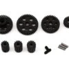 Treal Hobby Axial UTB18 Hardened Steel Transmission Gear Set W/(13T/14T/15T Pinion Gears)