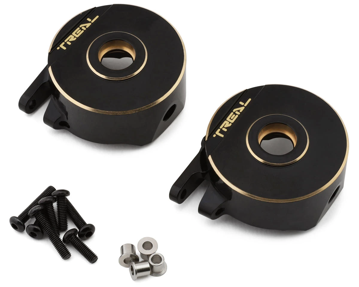 Treal Hobby Vanquish H10 Optic Brass Front Steering Knuckles (Black) (2) (150.4g) 1 Treal Hobby Vanquish H10 Optic Brass Front Steering Knuckles (Black) (2) (150.4g)