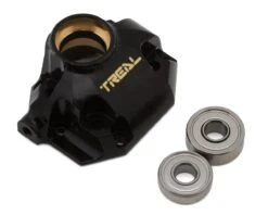 Treal Hobby Vanquish H10 Optic Brass Front Differential Output Housing Cover (57g)