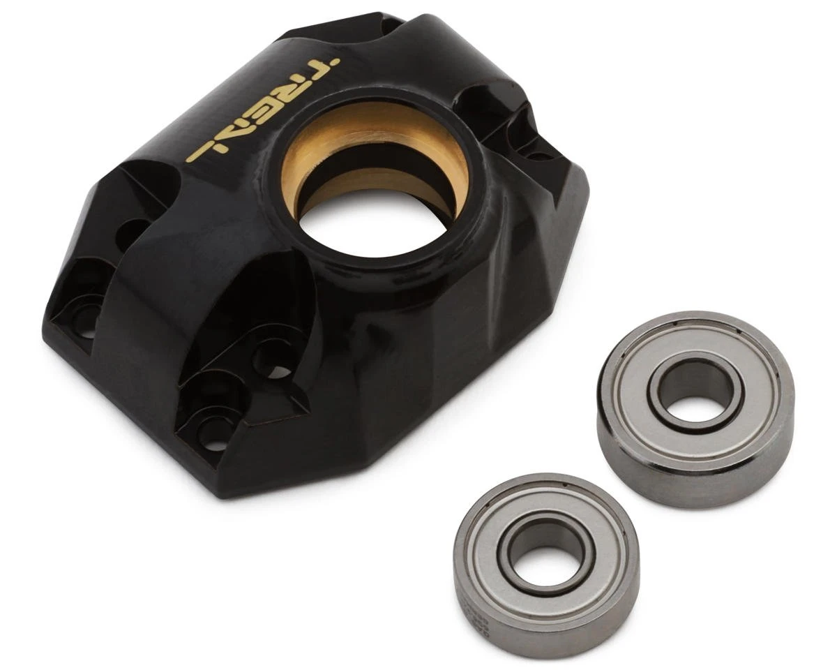 Treal Hobby Vanquish H10 Optic Brass Front Differential Output Housing Cover (57g) 2 Treal Hobby Vanquish H10 Optic Brass Front Differential Output Housing Cover (57g) - Image 2