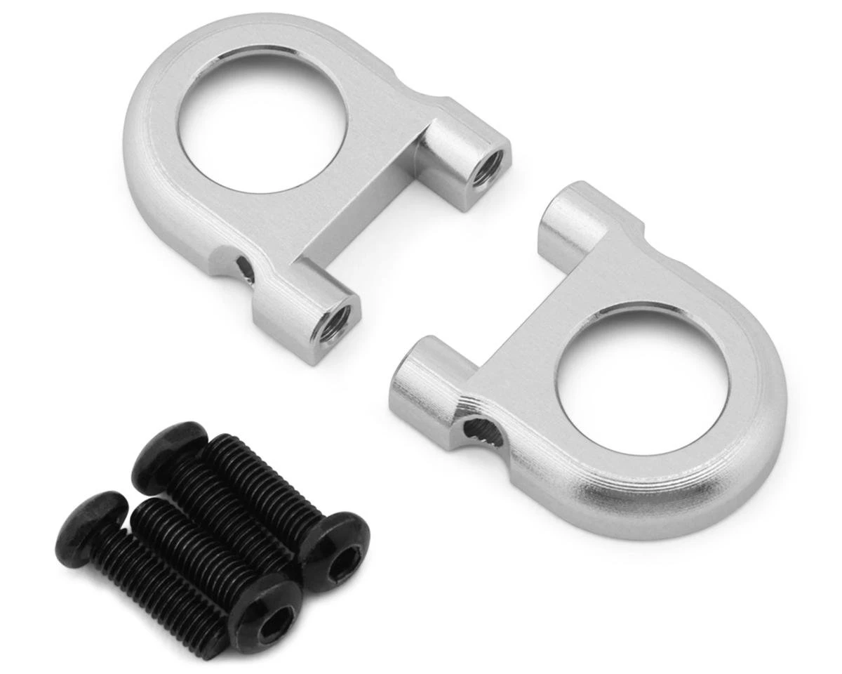 Treal Hobby Vanquish H10 Optic 7075 Aluminum Differential Bearing Carrier Retainer Caps (Silver) (2) 2 Treal Hobby Vanquish H10 Optic 7075 Aluminum Differential Bearing Carrier Retainer Caps (Silver) (2) - Image 2