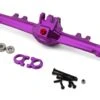 Treal Hobby Vanquish H10 Optic 7075 Aluminum Rear Axle Housing Set (Purple)
