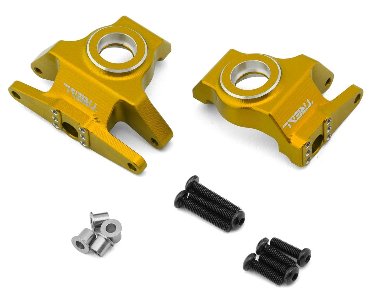 Treal Hobby Vanquish H10 Optic 7075 Aluminum Front Steering Knuckles (Gold) (2) 3 Treal Hobby Vanquish H10 Optic 7075 Aluminum Front Steering Knuckles (Gold) (2) - Image 3