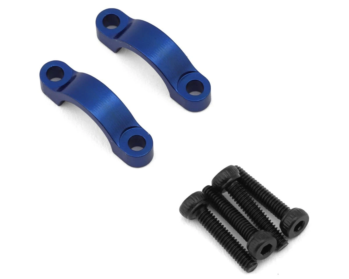Treal Hobby Vanquish H10 Optic 7075 Aluminum Hydro Ram Steering Clamps (Blue) (2) 2 Treal Hobby Vanquish H10 Optic 7075 Aluminum Hydro Ram Steering Clamps (Blue) (2) - Image 2