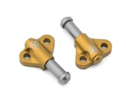 Treal Hobby H10 Optic Aluminum Functional Bump Stops (Gold) (2) -AMAIN HOBBIES SHOP tlhvph10 31 1